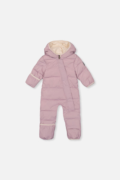 Baby Cloud One Piece Snowsuit Adapted For Car Seats Lavender - J10B700_05440
