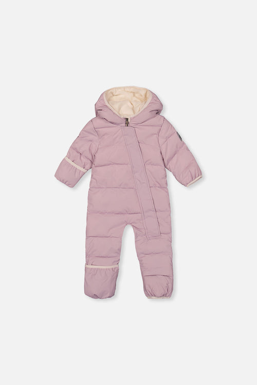 Baby Cloud One Piece Snowsuit Adapted For Car Seats Lavender - J10B700_05440