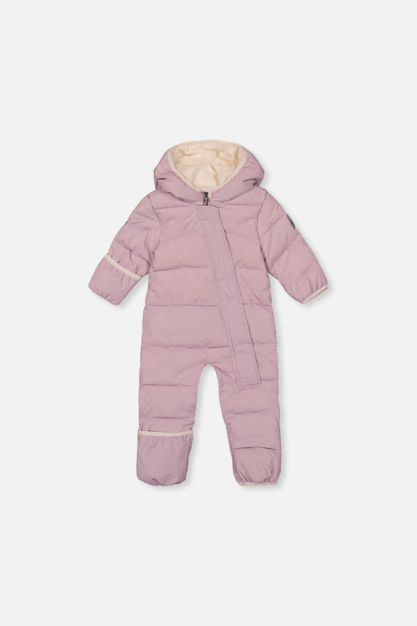 Baby Cloud One Piece Snowsuit Adapted For Car Seats Lavender - J10B700_05440