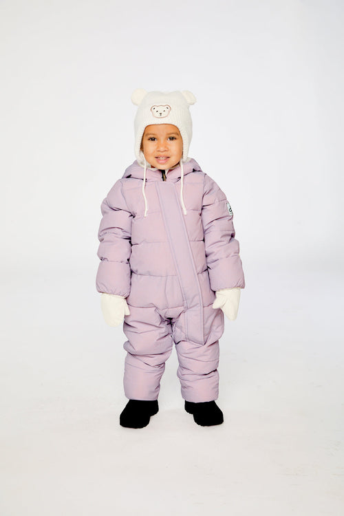 Baby Cloud One Piece Snowsuit Adapted For Car Seats Lavender - J10B700_05440