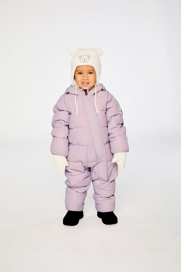 Baby Cloud One Piece Snowsuit Adapted For Car Seats Lavender - J10B700_05440