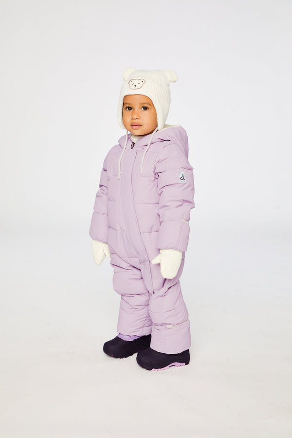 Baby Cloud One Piece Snowsuit Adapted For Car Seats Lavender - J10B700_05440