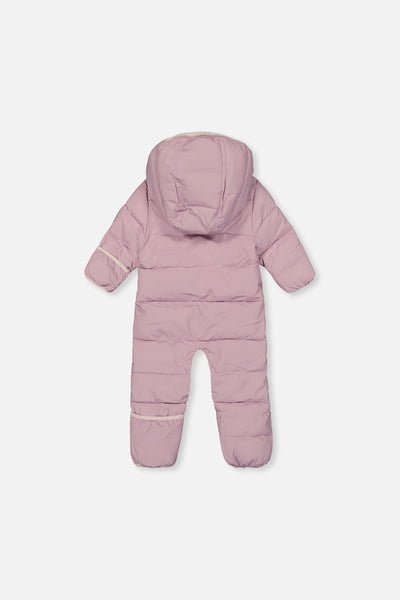 Baby Cloud One Piece Snowsuit Adapted For Car Seats Lavender - J10B700_05440