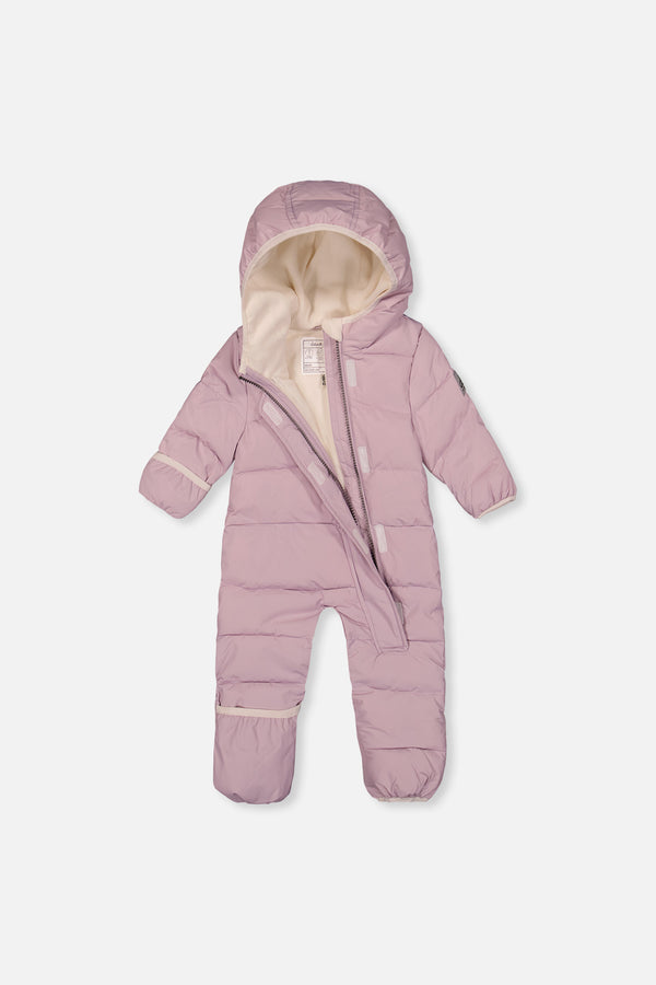 Baby-Cloud-Einteiler-Schneeanzug für Autositze, Lavendel