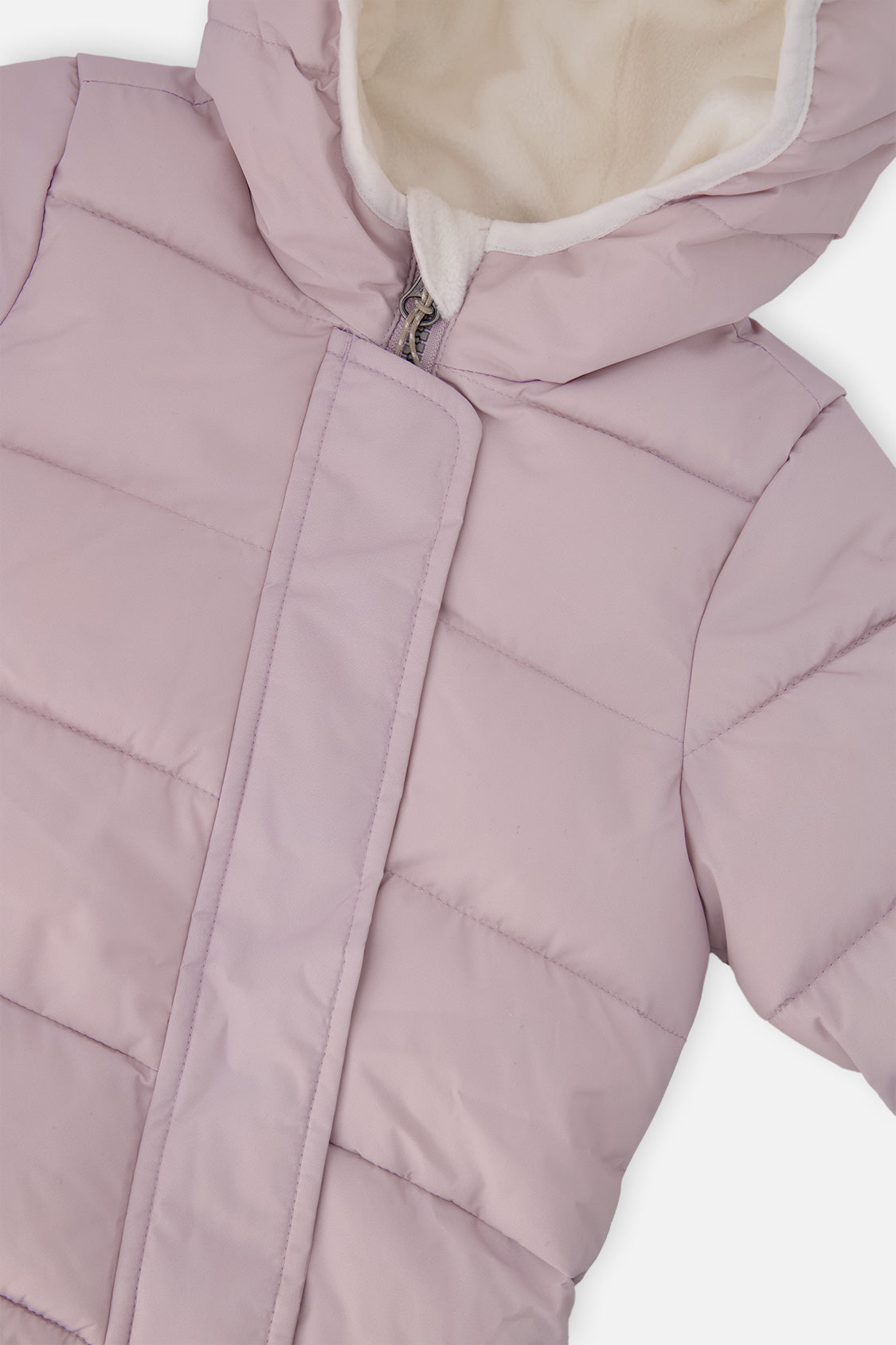Baby Cloud One Piece Snowsuit Adapted For Car Seats Lavender - J10B700_05440