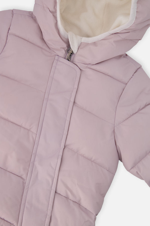 Baby Cloud One Piece Snowsuit Adapted For Car Seats Lavender - J10B700_05440