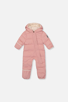 Baby-Cloud-Schneeanzug, für Autositze geeignet, blasses Altrosa