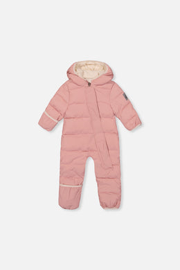 Baby-Cloud-Schneeanzug, für Autositze geeignet, blasses Altrosa