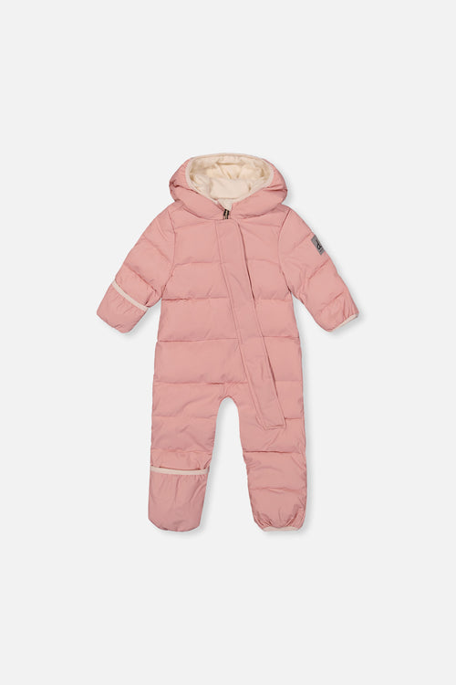 Baby-Cloud-Schneeanzug, für Autositze geeignet, blasses Altrosa