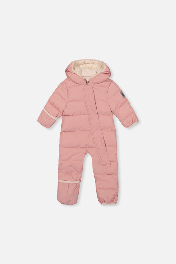 Baby-Cloud-Schneeanzug, für Autositze geeignet, blasses Altrosa