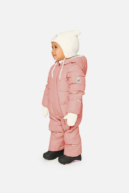 Baby-Cloud-Schneeanzug, für Autositze geeignet, blasses Altrosa