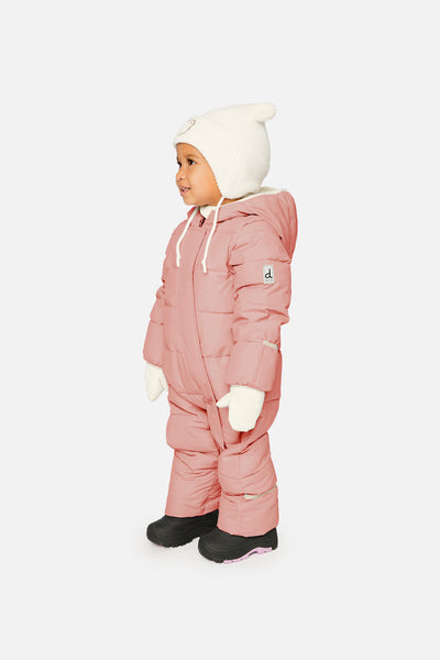 Baby-Cloud-Schneeanzug, für Autositze geeignet, blasses Altrosa