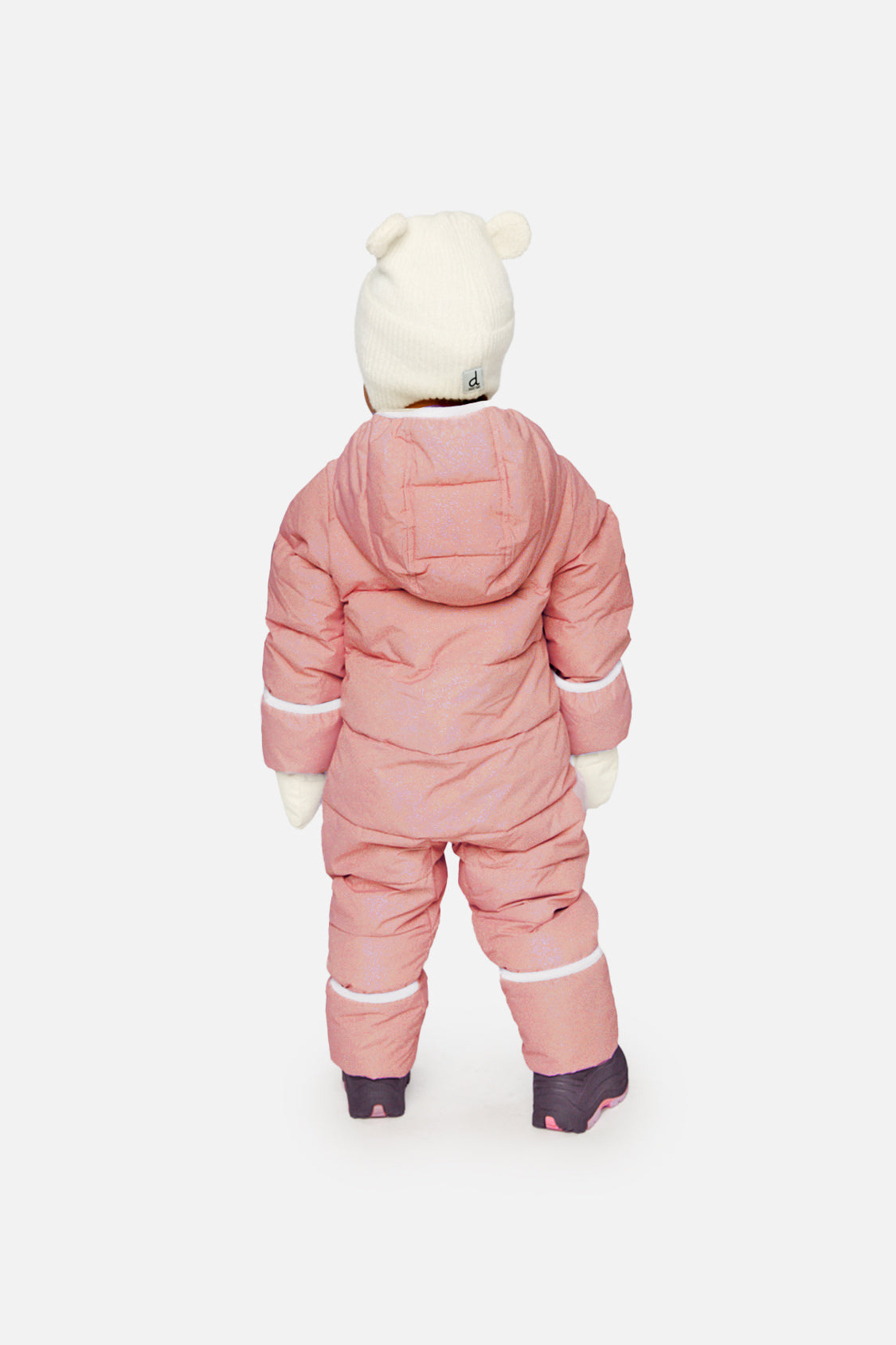 Baby-Cloud-Schneeanzug, für Autositze geeignet, blasses Altrosa