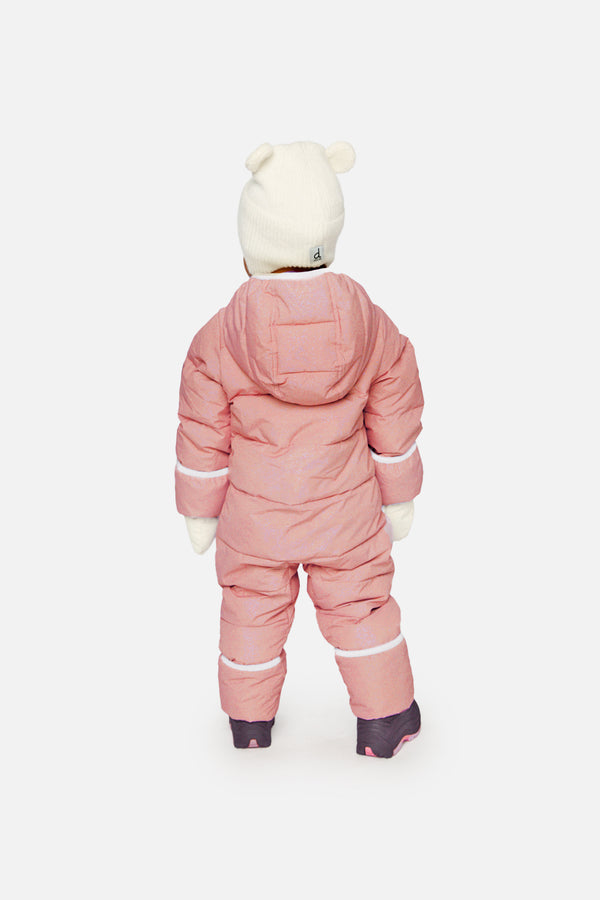 Baby-Cloud-Schneeanzug, für Autositze geeignet, blasses Altrosa