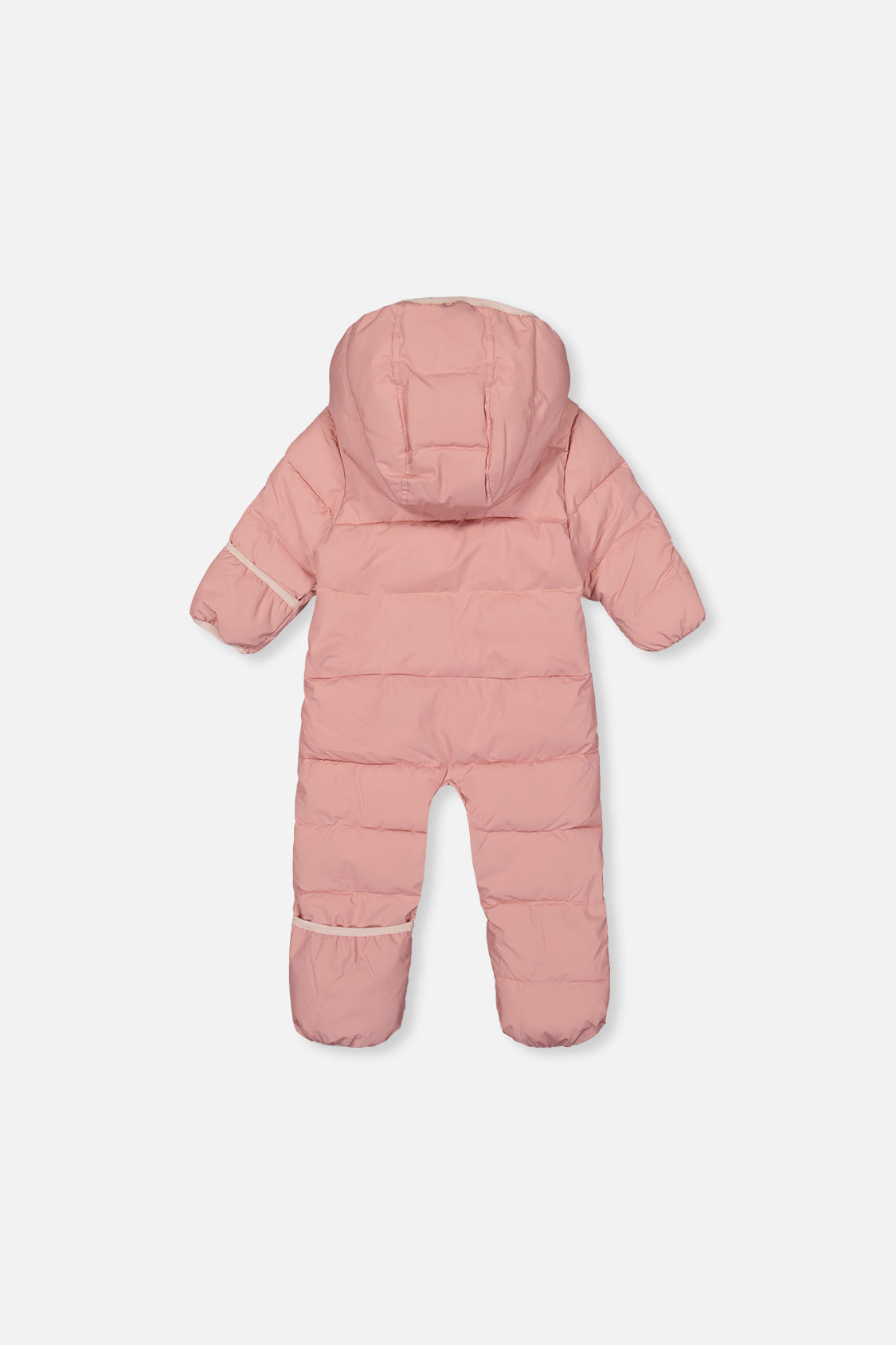Baby Cloud One Piece Snowsuit Adapted For Car Seats Pale Dusty Pink - J10B700_06220