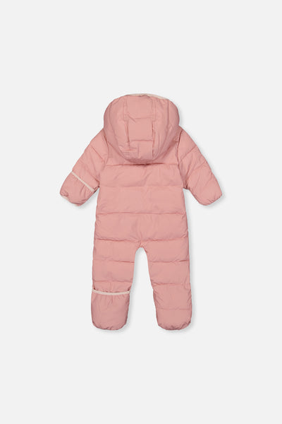 Baby-Cloud-Schneeanzug, für Autositze geeignet, blasses Altrosa