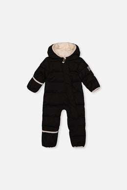 Baby-Cloud-Schneeanzug, als Einteiler für Autokindersitze geeignet, Schwarz