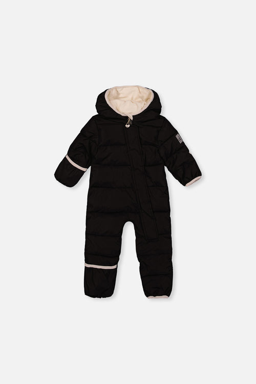 Baby-Cloud-Schneeanzug, als Einteiler für Autokindersitze geeignet, Schwarz
