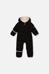 Baby Cloud One Piece Snowsuit Adapted For Car Seats Black - J10B700_09990