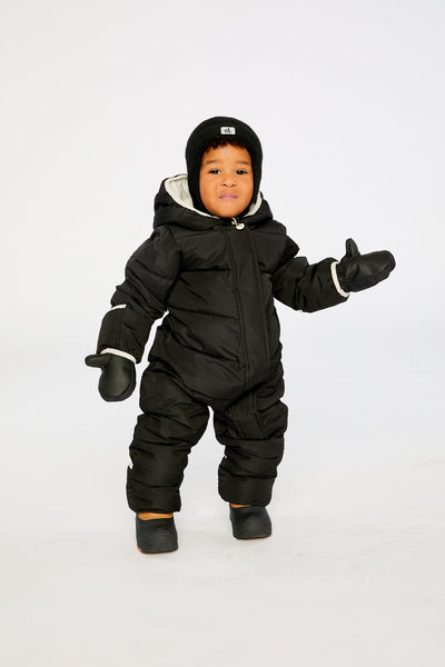 Baby Cloud One Piece Snowsuit Adapted For Car Seats Black - J10B700_09990