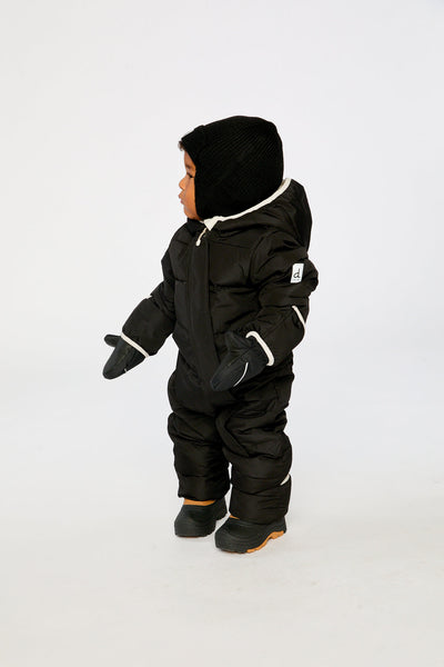 Baby Cloud One Piece Snowsuit Adapted For Car Seats Black - J10B700_09990