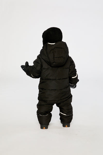 Baby-Cloud-Schneeanzug, als Einteiler für Autokindersitze geeignet, Schwarz
