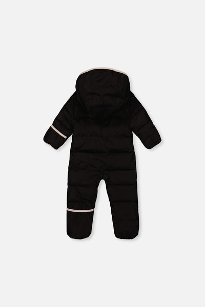 Baby Cloud One Piece Snowsuit Adapted For Car Seats Black - J10B700_09990
