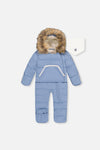 Baby Snug One Piece Snowsuit Adapted For Car Seats Blue Grey - J10B701_04400