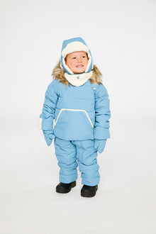 Baby Snug One Piece Snowsuit Adapted For Car Seats Blue Grey - J10B701_04400