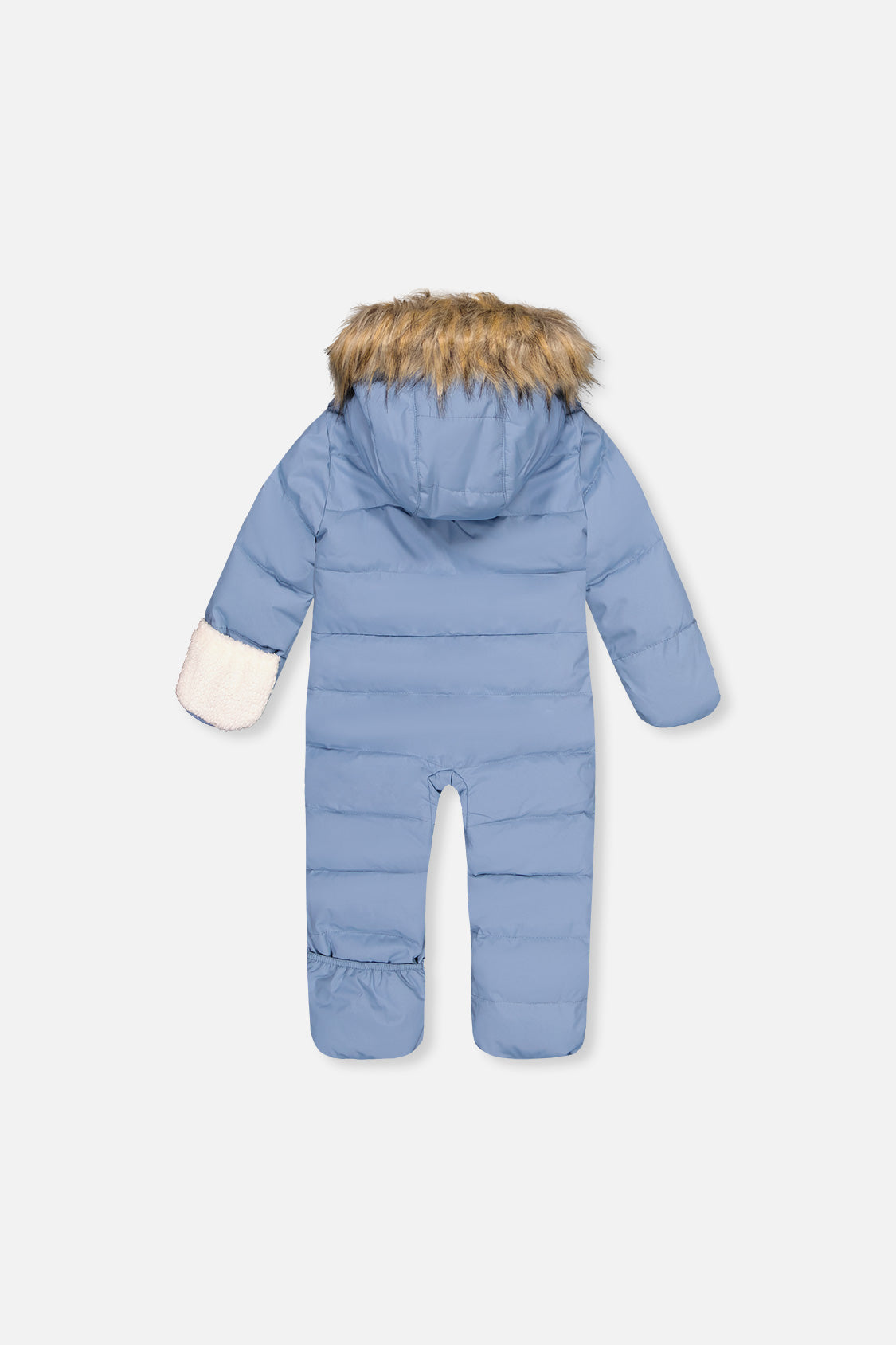 Baby Snug One Piece Snowsuit Adapted For Car Seats Blue Grey - J10B701_04400