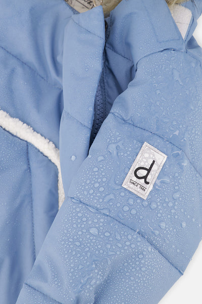 Baby Snug One Piece Snowsuit Adapted For Car Seats Blue Grey - J10B701_04400