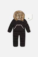 Baby Snug One Piece Snowsuit Adapted For Car Seats Black - J10B701_09990