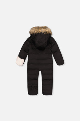 Baby Snug One Piece Snowsuit Adapted For Car Seats Black - J10B701_09990