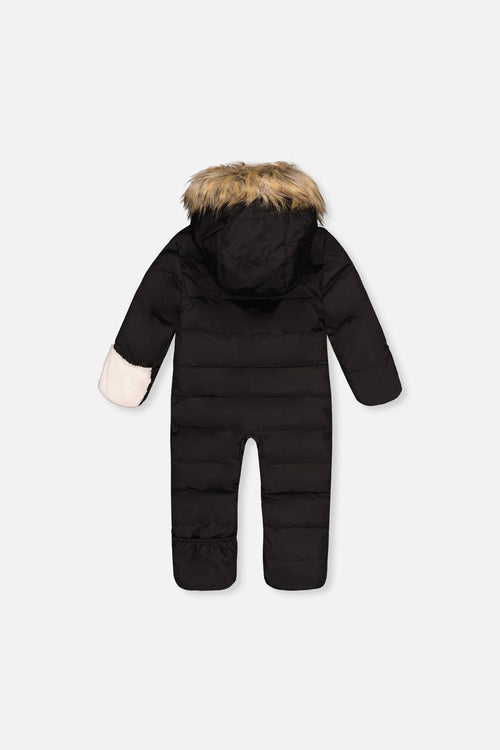 Baby Snug One Piece Snowsuit Adapted For Car Seats Black - J10B701_09990