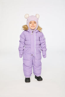 Baby Original One Piece Puffy Snowsuit With Removable Mittens And Boots Violet - J10B702_05003