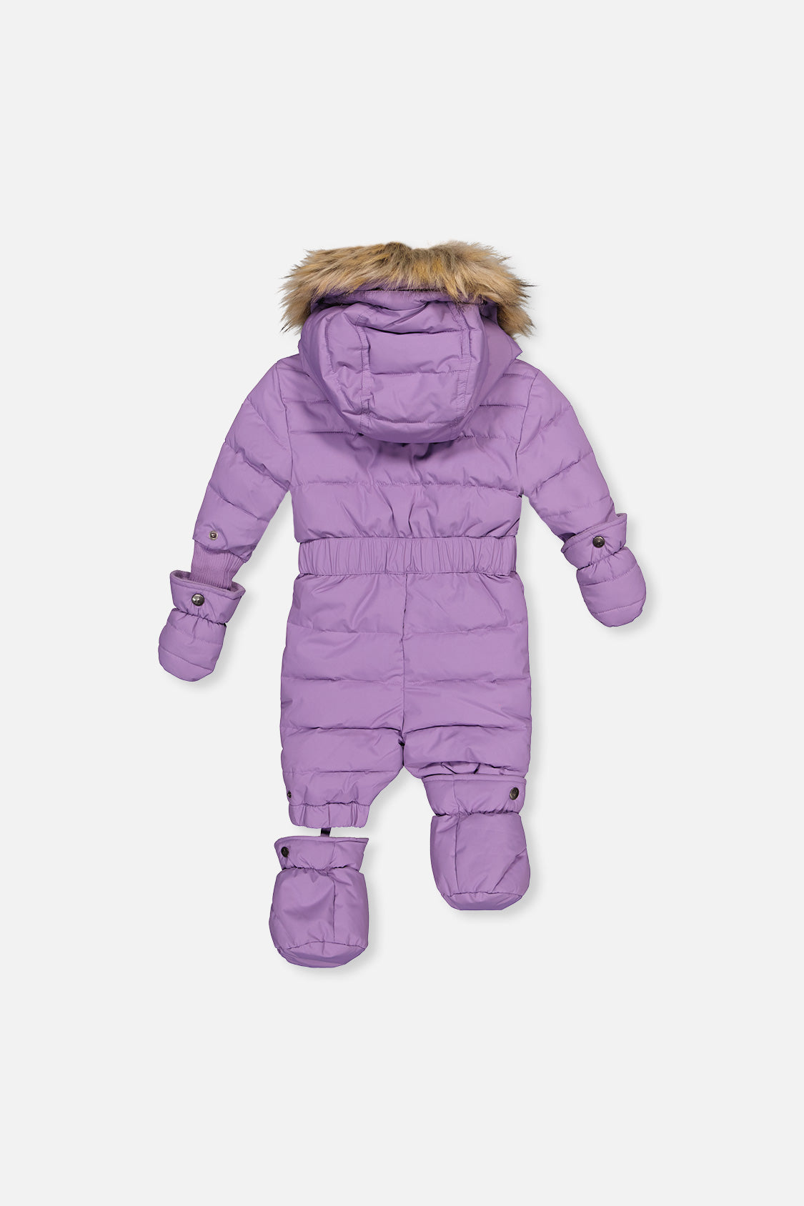 Baby Original One Piece Puffy Snowsuit With Removable Mittens And Boots Violet - J10B702_05003