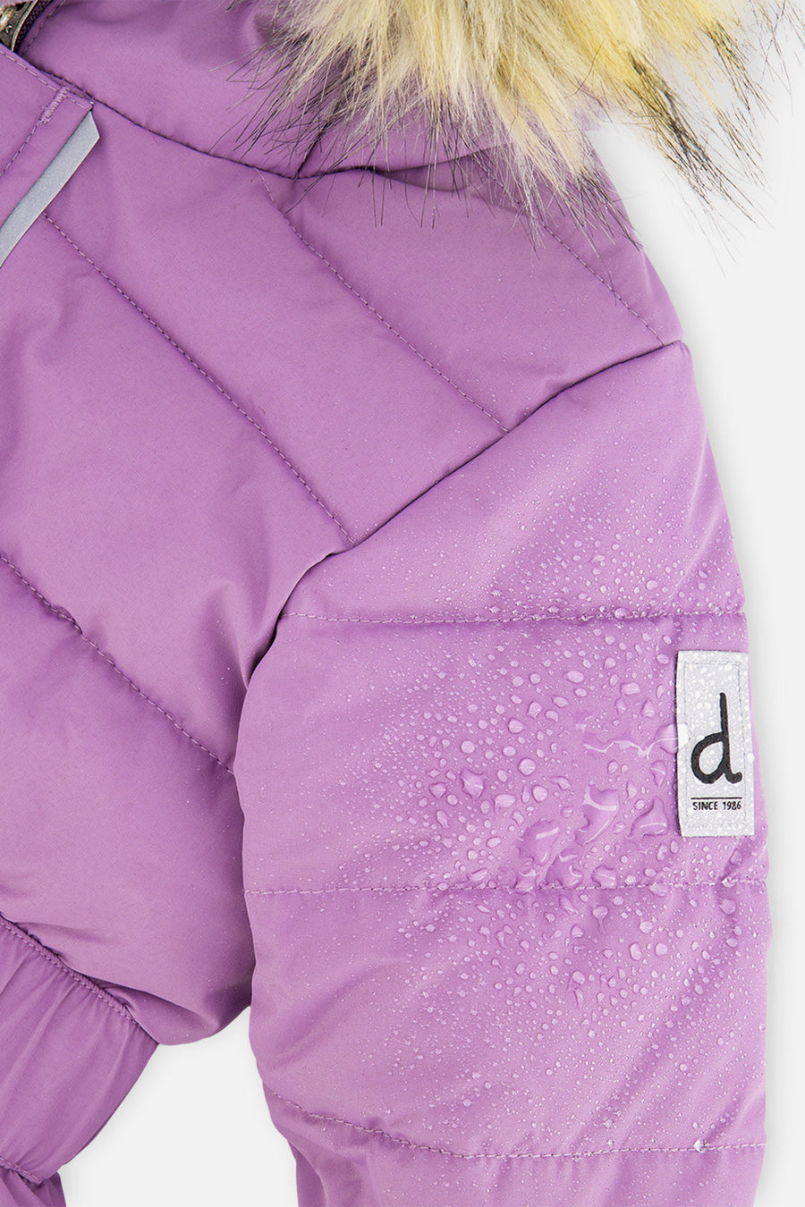Baby Original One Piece Puffy Snowsuit With Removable Mittens And Boots Violet - J10B702_05003