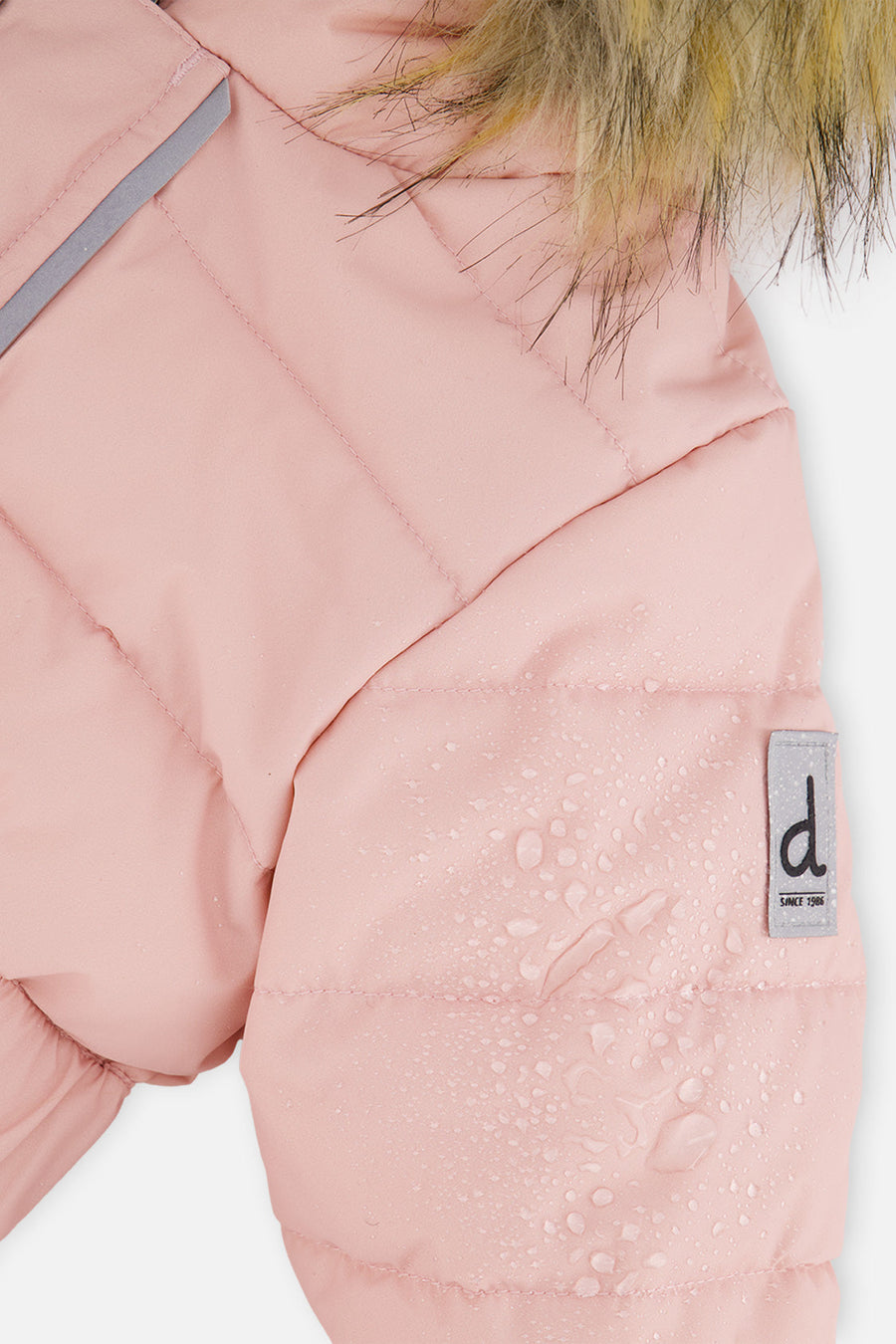 Baby Original One Piece Puffy Snowsuit With Removable Mittens And Boots Pale Dusty Pink - J10B702_06220