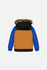 Two Piece Discover Snowsuit Black Brown And Blue - J10DB40_09990