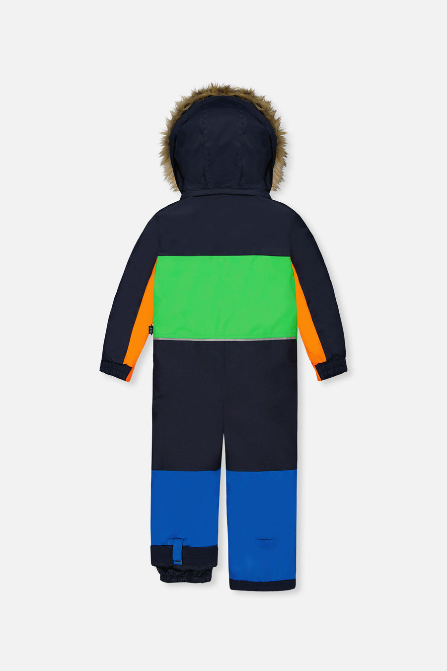Kids One Piece Discover Snowsuit Blue Green And Orange - J10DB77_04006