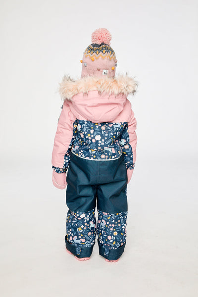 Kids One Piece Discover Snowsuit Blue And Pink Unicorn Print - J10DG70_1J016