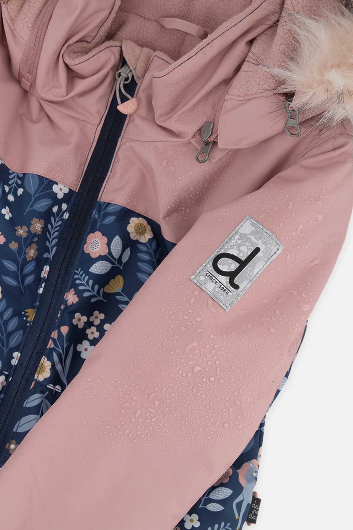Kids One Piece Discover Snowsuit Blue And Pink Unicorn Print - J10DG70_1J016