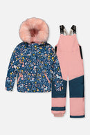 Two Piece Discover Snowsuit Blue And Pink Unicorn Print - J10DG80_1J016