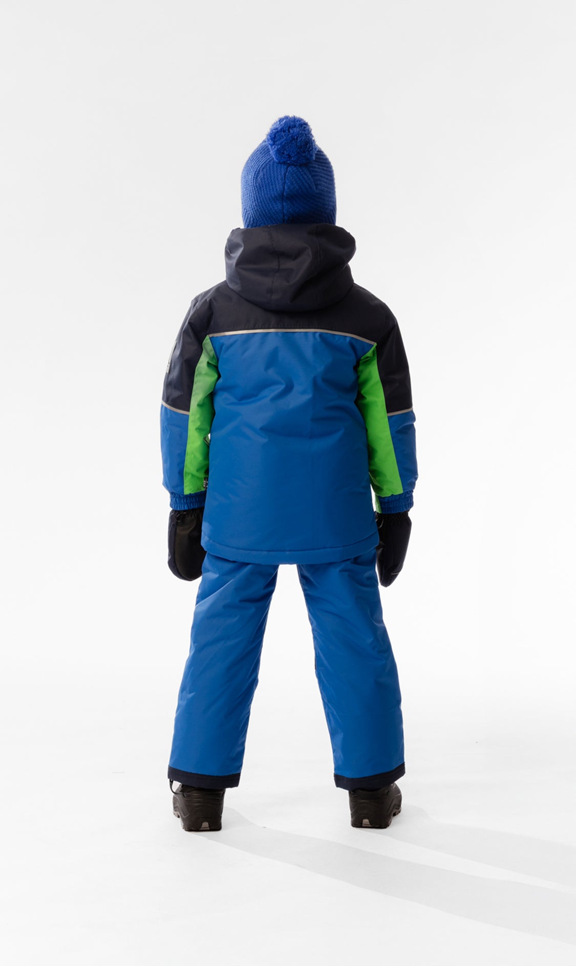 Light Weight Two Piece Chill Snowsuit Royal Blue And Green