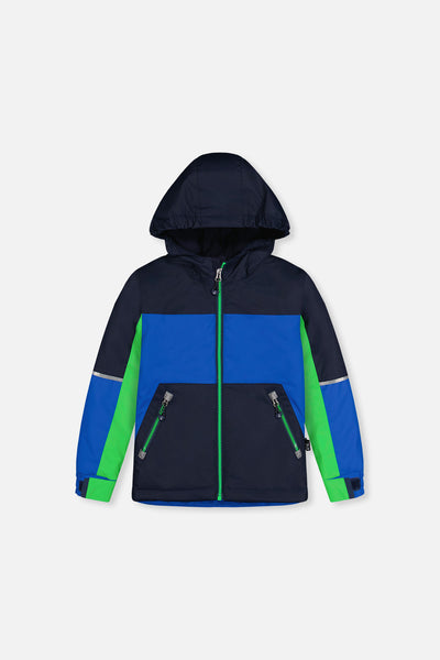Light Weight Two Piece Chill Snowsuit Royal Blue And Green