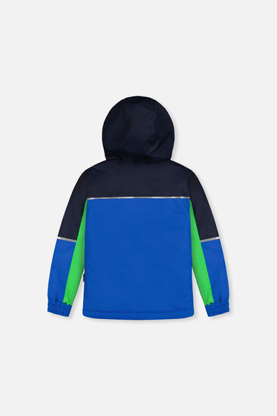 Light Weight Two Piece Chill Snowsuit Royal Blue And Green