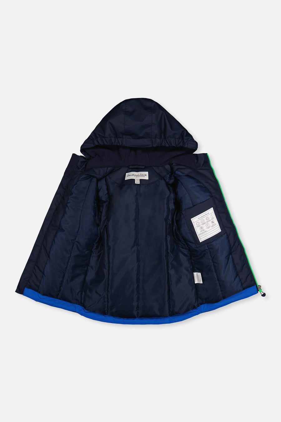 Light Weight Two Piece Chill Snowsuit Royal Blue And Green