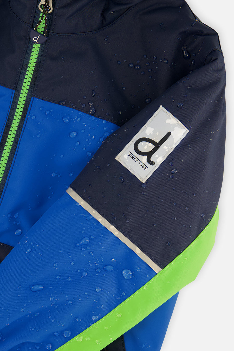 Light Weight Two Piece Chill Snowsuit Royal Blue And Green