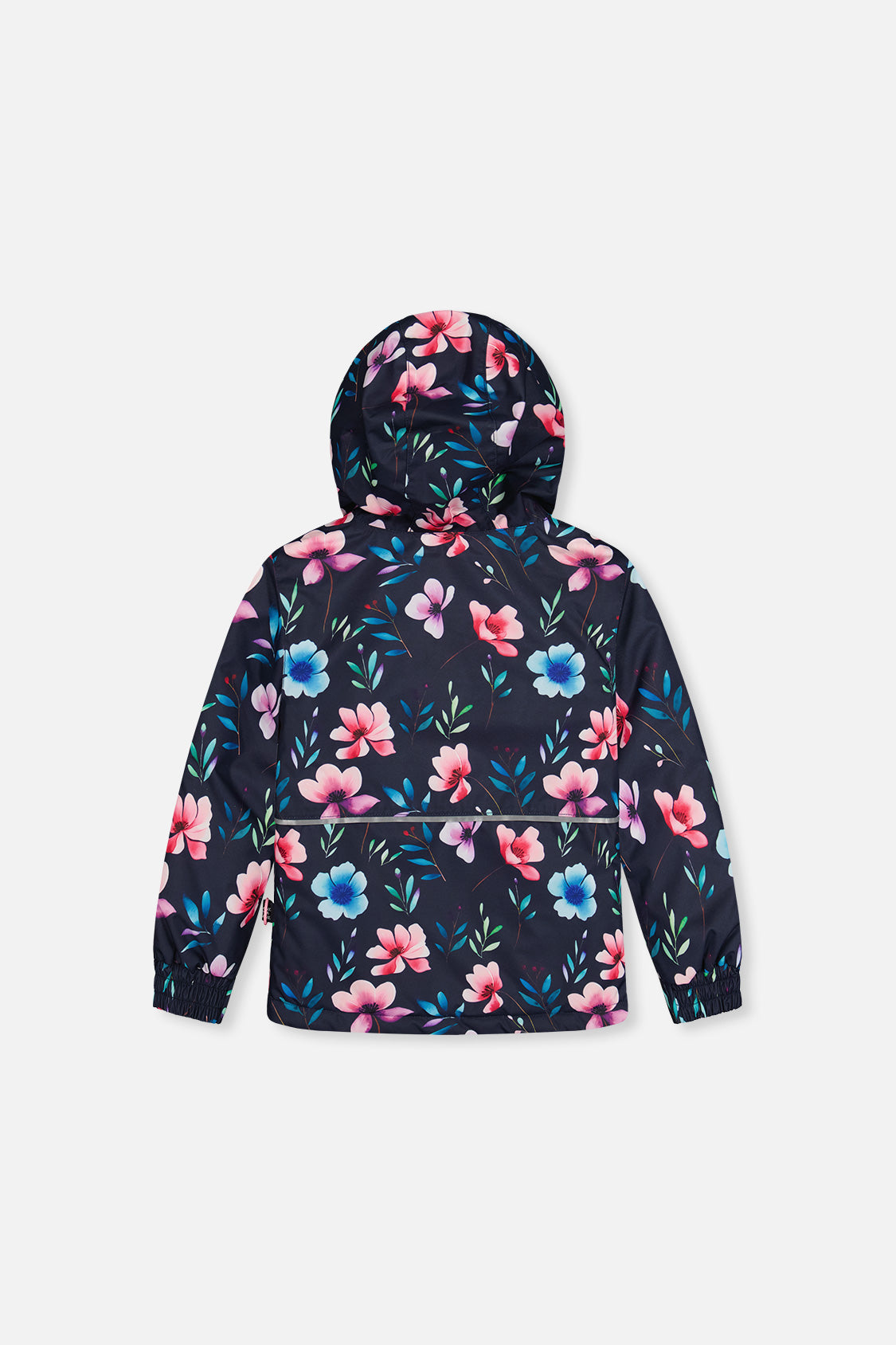 Leichter zweiteiliger Chill-Schneeanzug mit blauem Blumenmuster