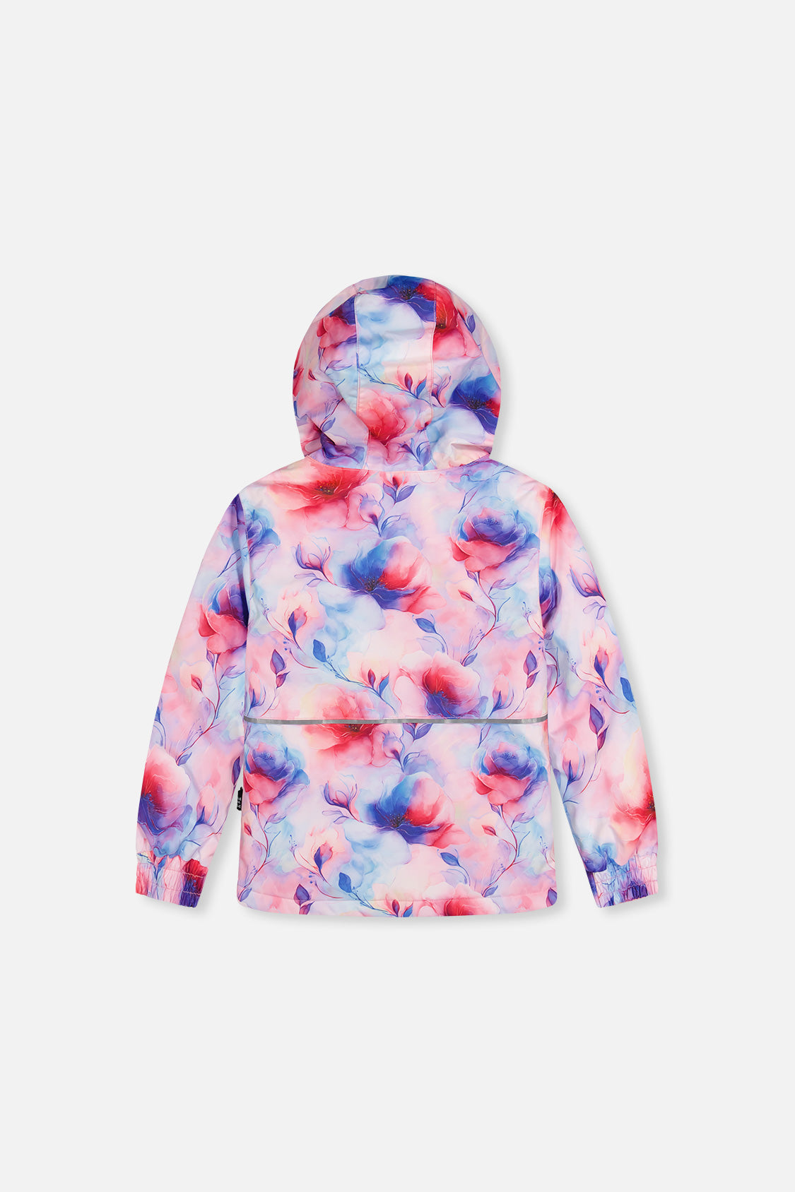 Leichter zweiteiliger Chill-Schneeanzug Mauve mit Blumenmuster